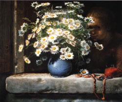 Jean Francois Millet The Bouquet of Daises Norge oil painting art
